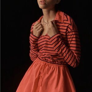 Sundry Twofer long sleeve with bubble skirt.